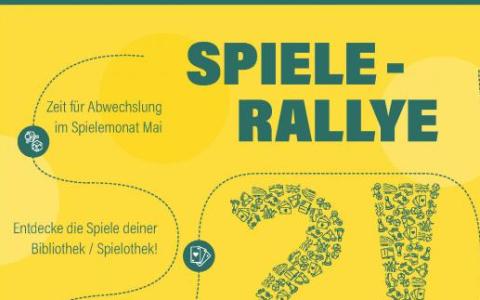 Plakat Spiele-Rallye